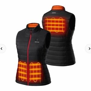 Ororo Women's Black Heated Vest, Small
